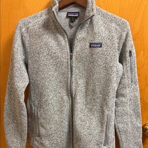 Patagonia Heather Gray Zip-Up Jacket
